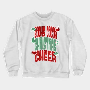 Book Lover Christmas Crewneck Sweatshirt